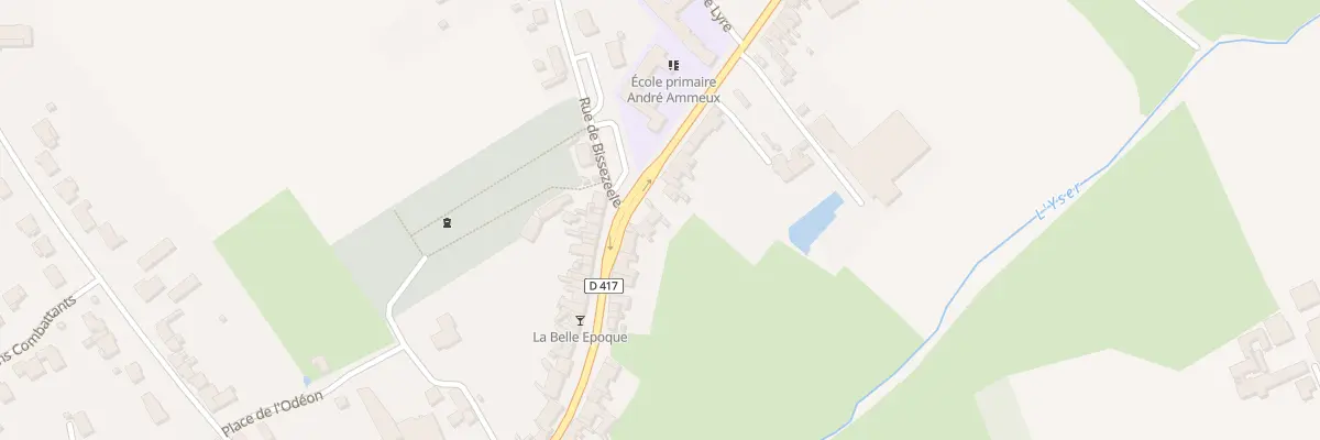 Plan du 56 Rue de Bergues à Esquelbecq