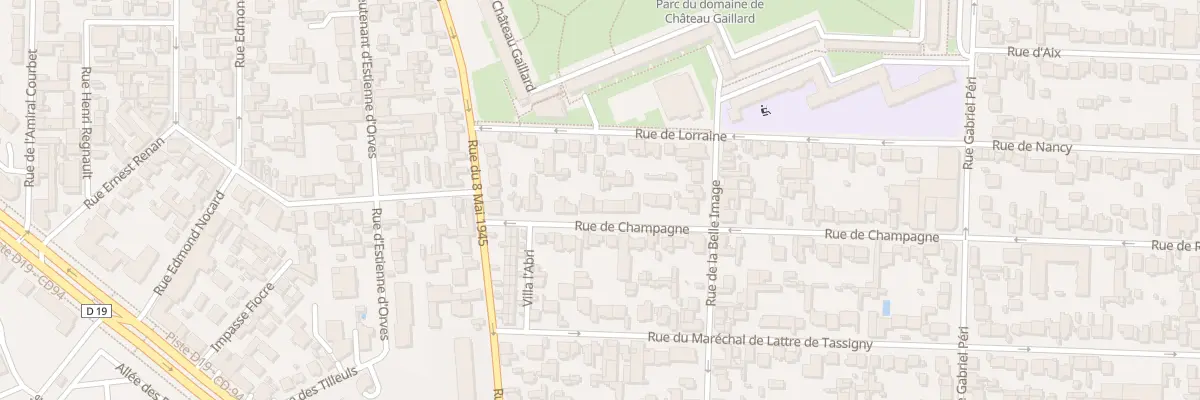 Plan du 15 Rue de Champagne à Maisons-Alfort