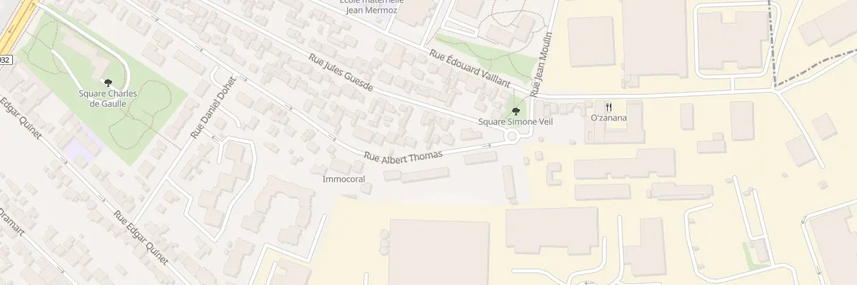 Plan du 65 Rue Albert Thomas au Bourget