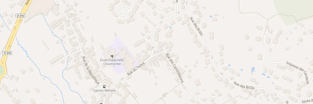 Plan du 19 Rue du Tertre à Chaumontel