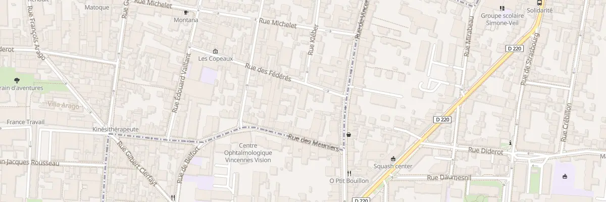 Plan du 7B Rue des Fédérés à Montreuil