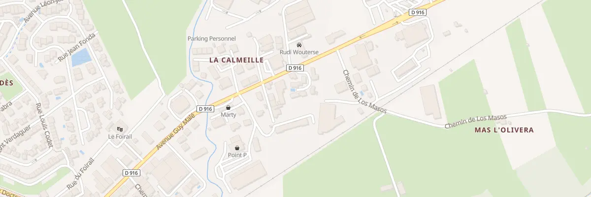 Plan du 9001 Rue de la Castellane à Prades