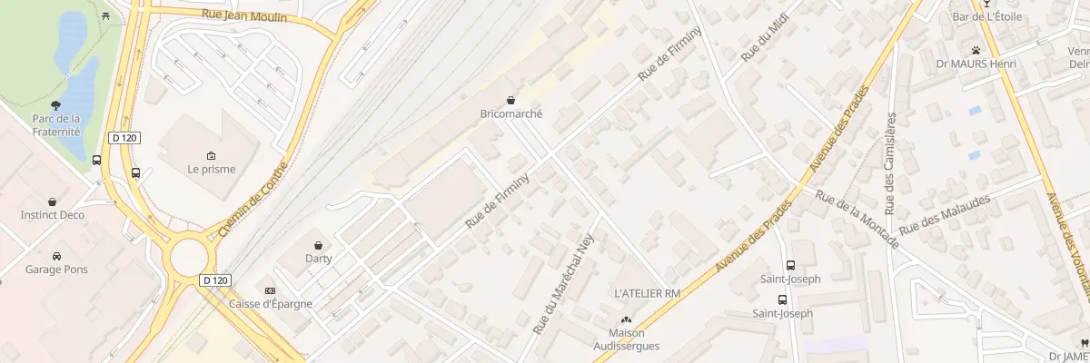 Plan du 31 Rue de Firminy à Aurillac