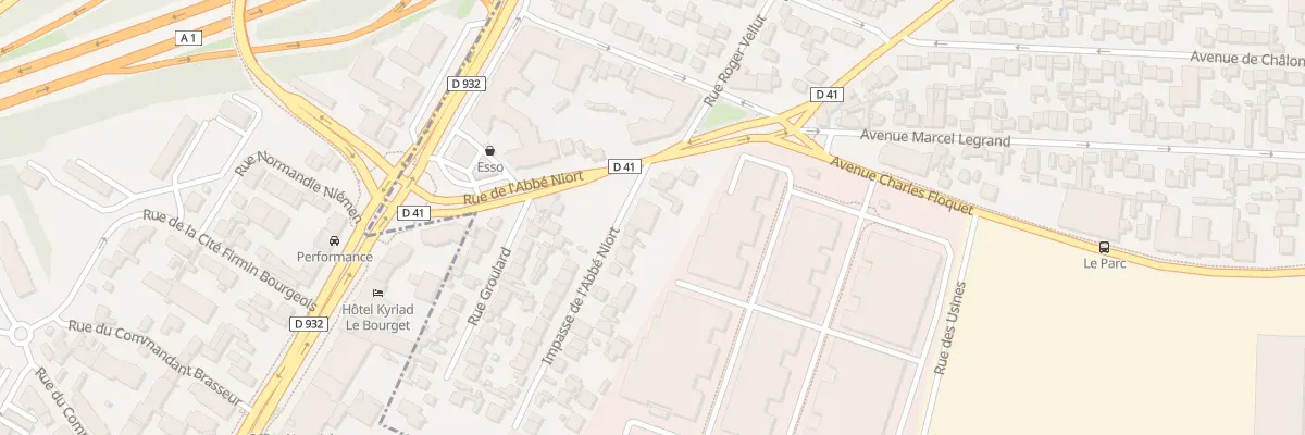 Plan du 5 Imp de l’Abbé Niort au Blanc-Mesnil