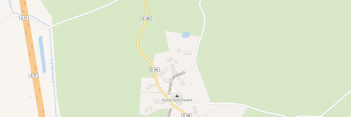 Plan du 23 Le Bourg à Nozières