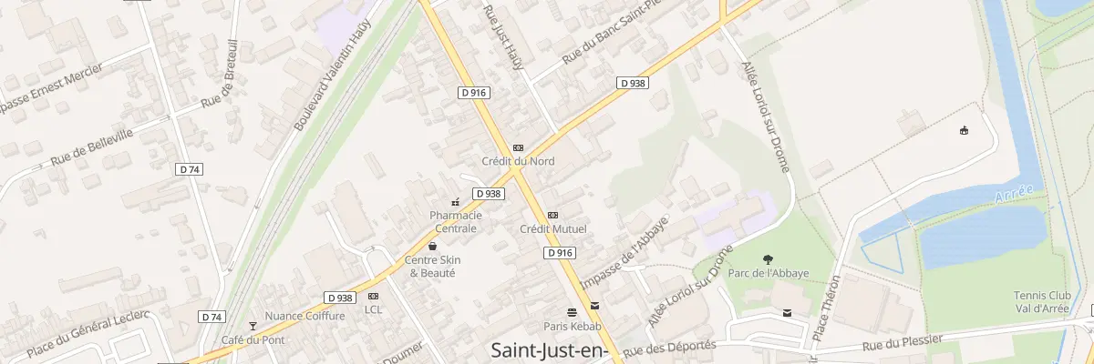Plan du 5 Rue de Paris à Saint-Just-en-Chaussée