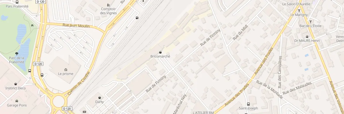 Plan du 36 Rue de Firminy à Aurillac