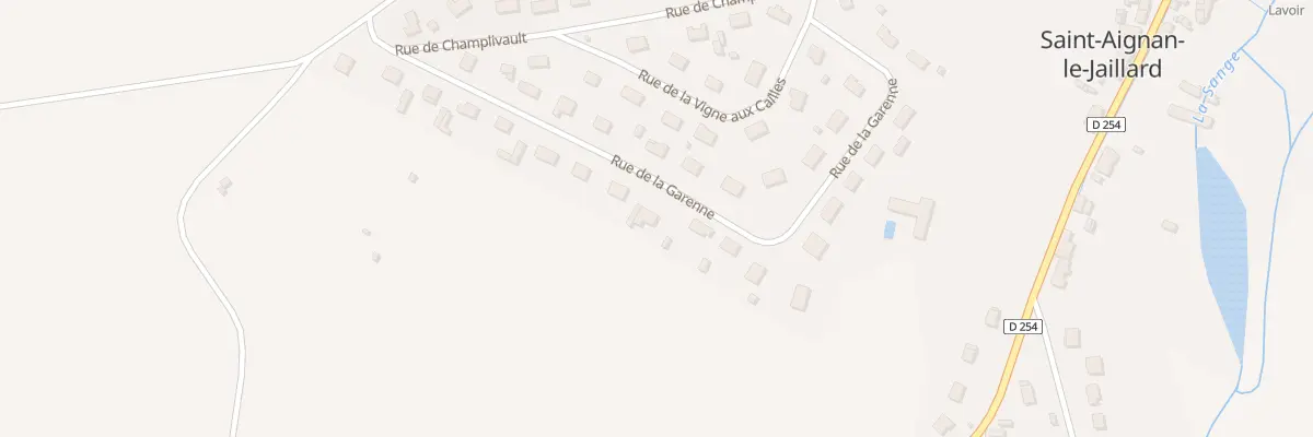 Plan du 25 Rue de la Garenne à Saint-Aignan-le-Jaillard