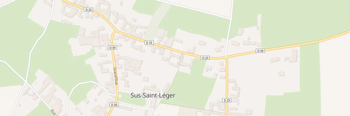 Plan du 213 Rue de la Poste à Sus-Saint-Léger