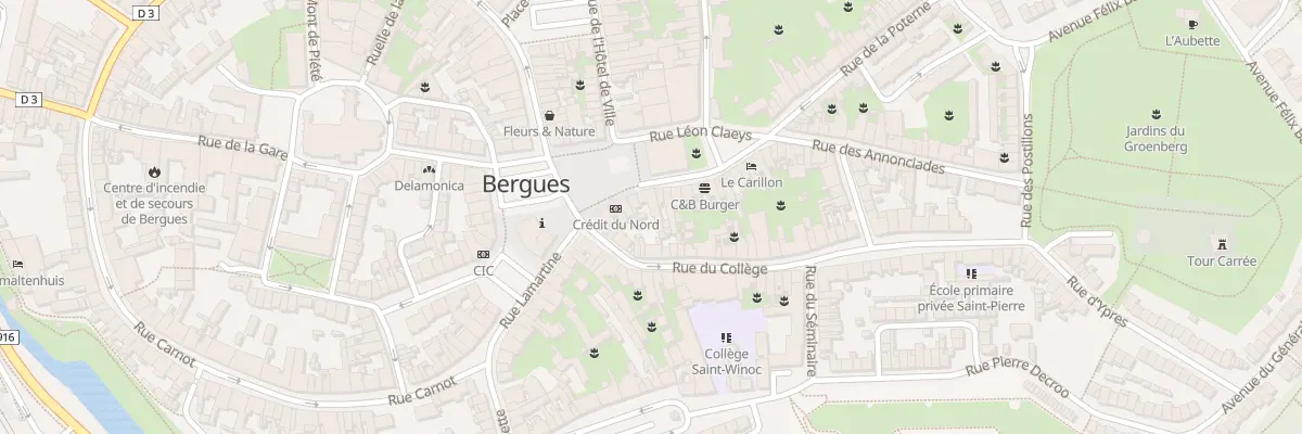 Plan du 18 Pl de la République à Bergues