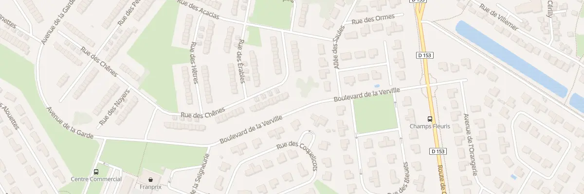 Plan du 17 Rue des Chénes à Mennecy