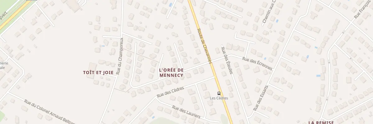 Plan du 4 Rue des Mélèzes à Mennecy