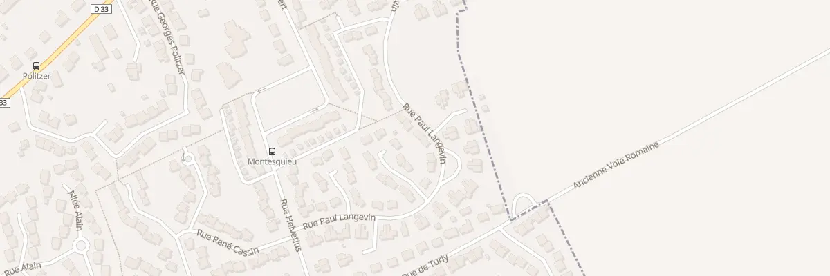 Plan du 23 Rue Paul Langevin à Bourges