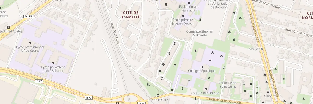 Plan du 81 Rue du Pré Souverain à Bobigny