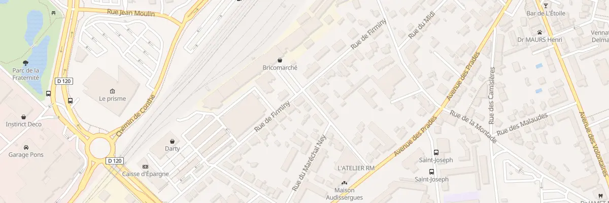 Plan du 29 Rue de Firminy à Aurillac
