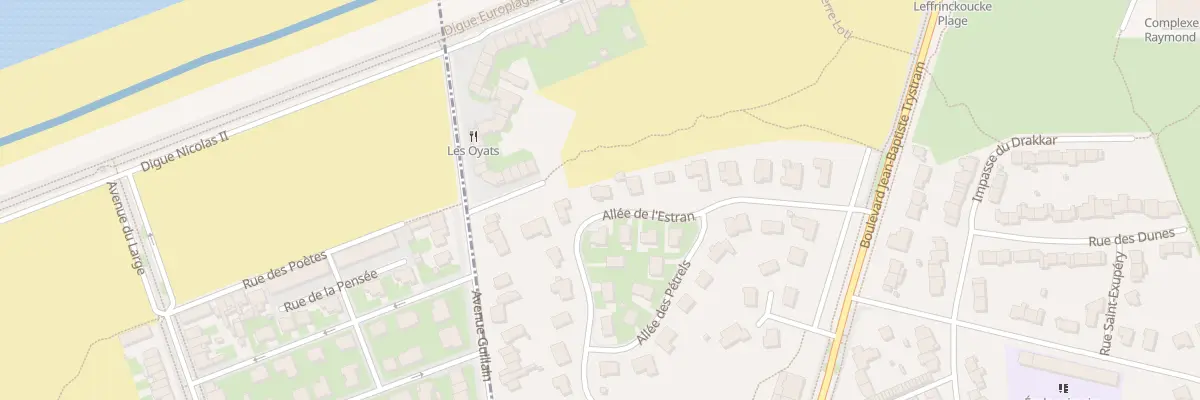 Plan du 341 All de l’Estran à Leffrinckoucke