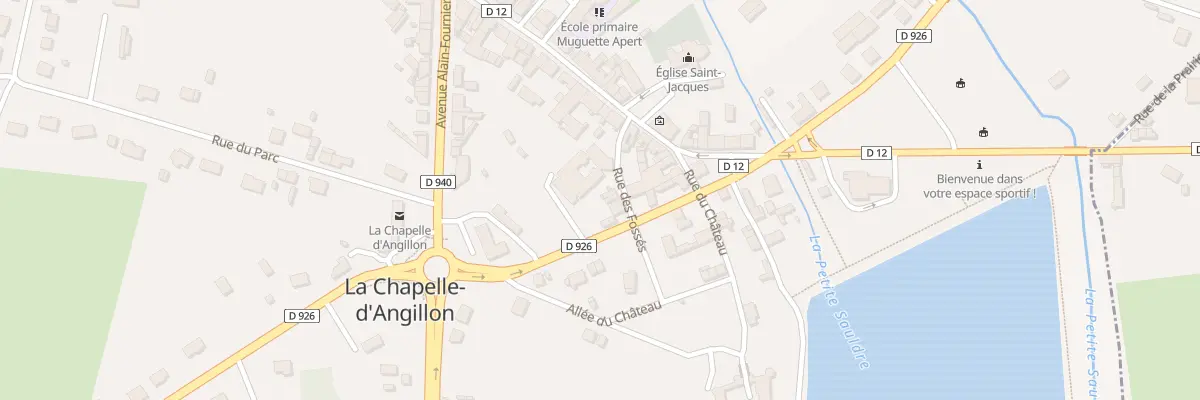 Plan du 6 Rue des Fossés à La Chapelle-d’Angillon