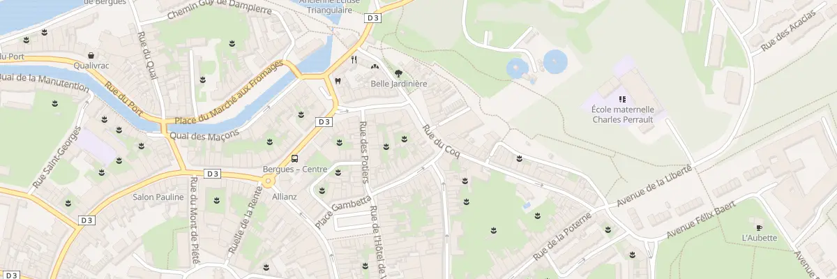 Plan du 9 Rue du Coq à Bergues
