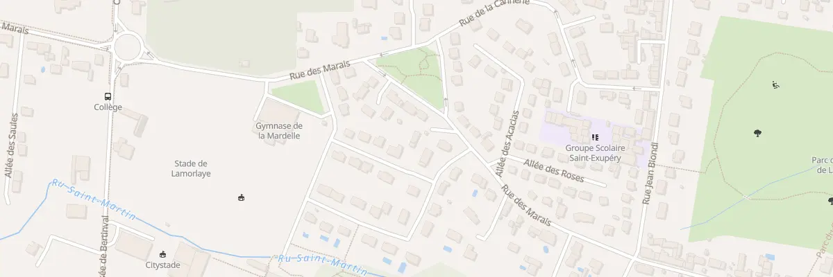 Plan du 17 Rue des Marais à Lamorlaye