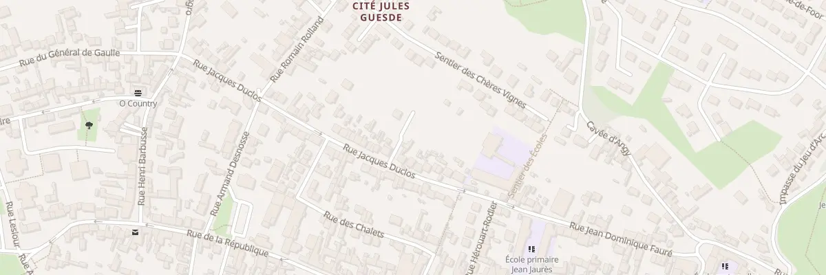Plan du 111 Rue Jacques Duclos à Montataire
