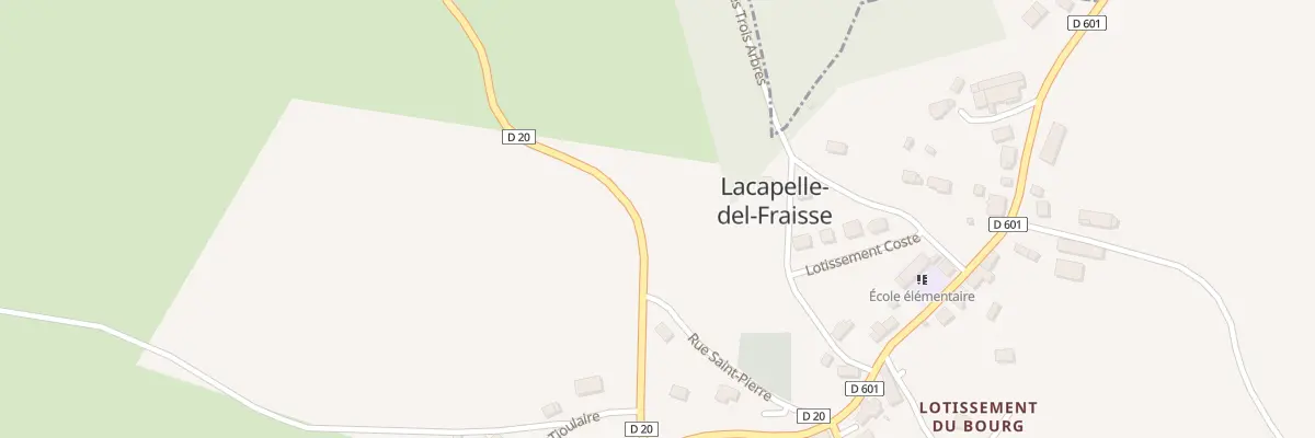 Plan de Champs du Fraisse à Lacapelle-del-Fraisse