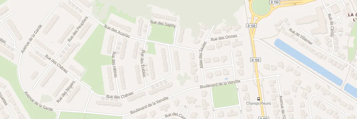 Plan du 7 Rue des Chénes à Mennecy