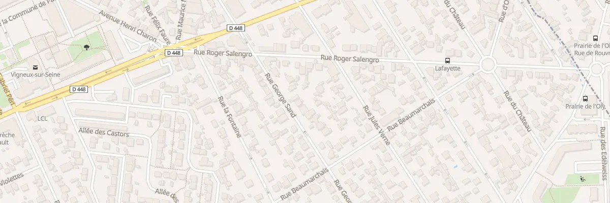 Plan du 13 Rue George Sand à Vigneux-sur-Seine
