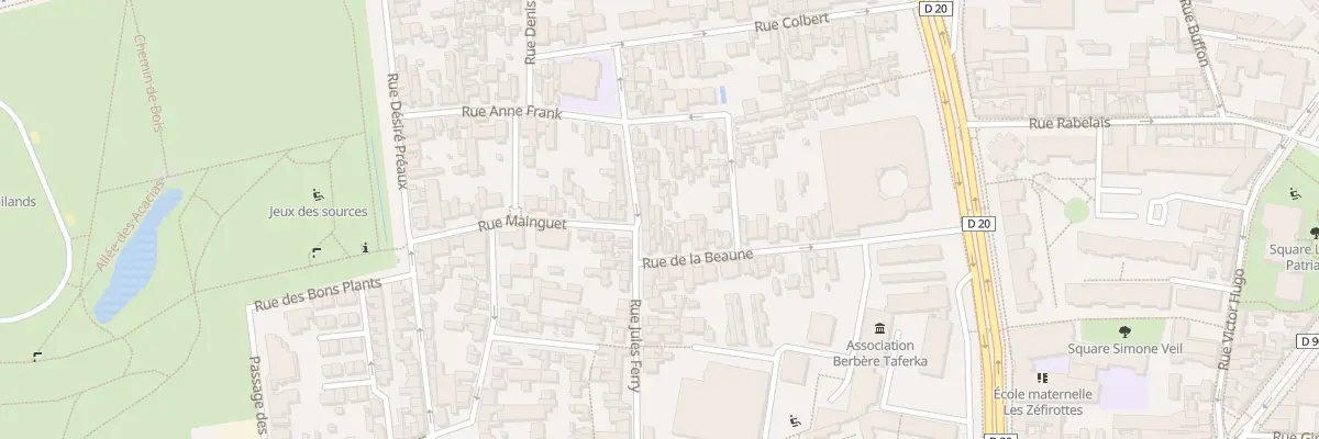 Plan du 54 Rue de la Beaune à Montreuil