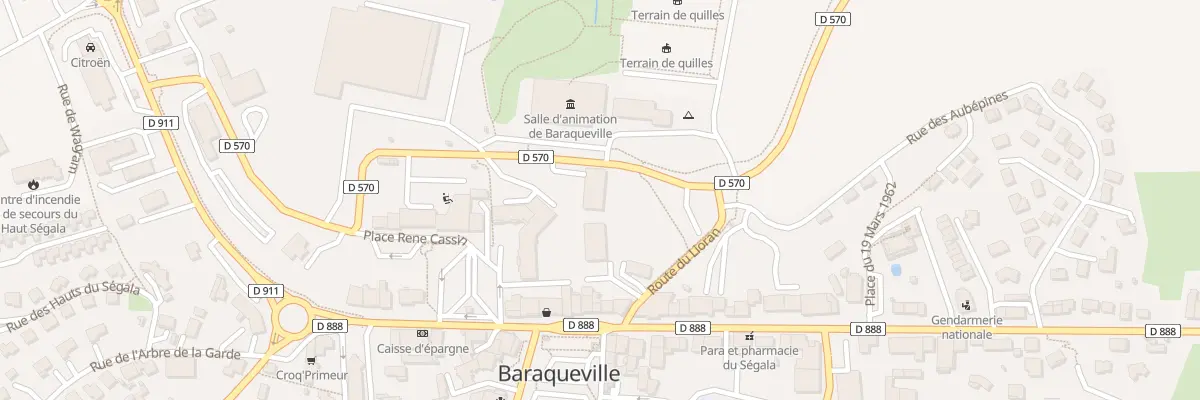 Plan du 464 Rte de Vors à Baraqueville