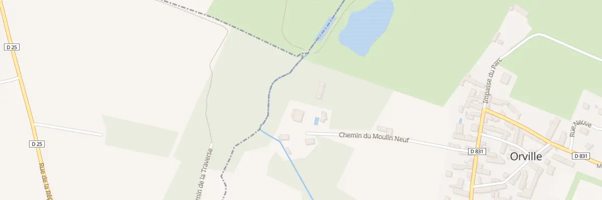 Plan du 5058 Climat du Moulin Brule à Orville