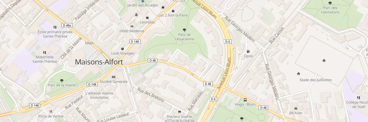 Plan du 17 Rue Victor Hugo à Maisons-Alfort