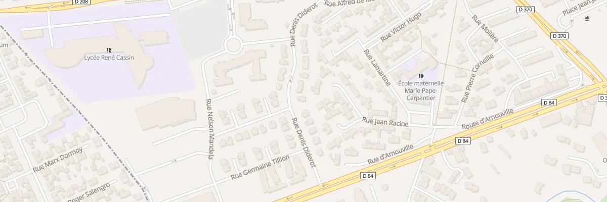 Plan du 19 Rue Denis Diderot à Gonesse