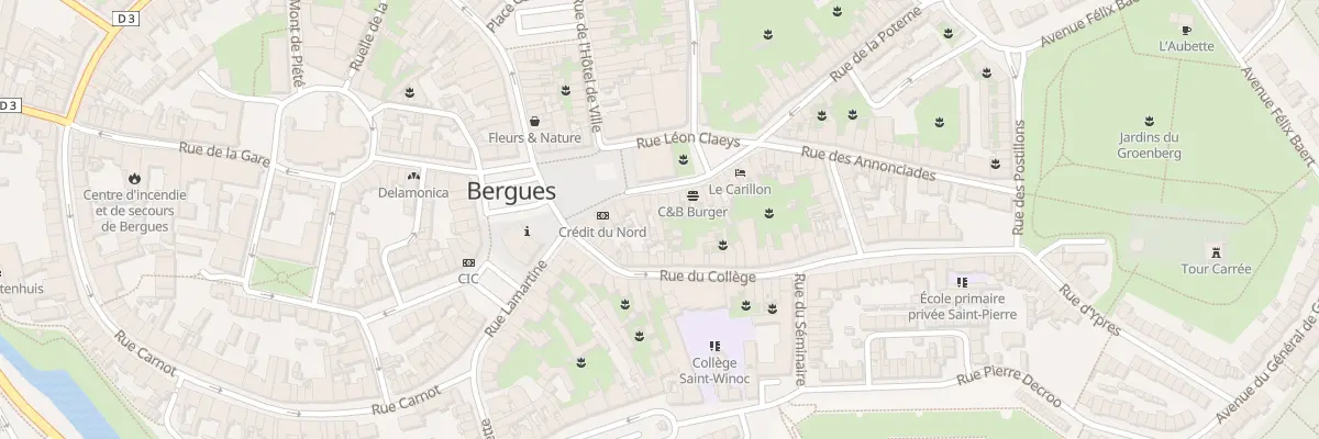 Plan du 4 Rue du Gouvernement à Bergues