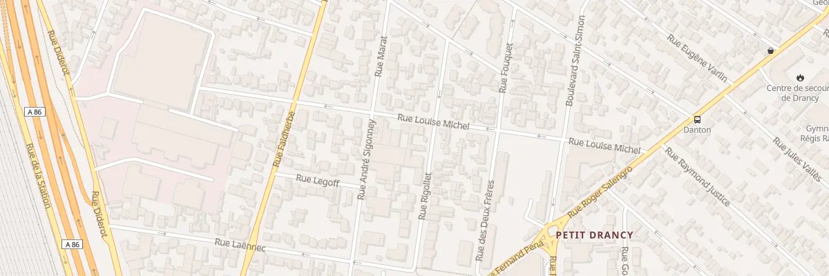 Plan du 43 Rue Louise Michel à Drancy