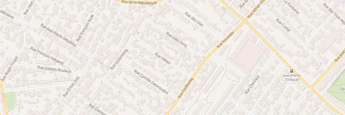 Plan du 14 Rue Kleber à Drancy