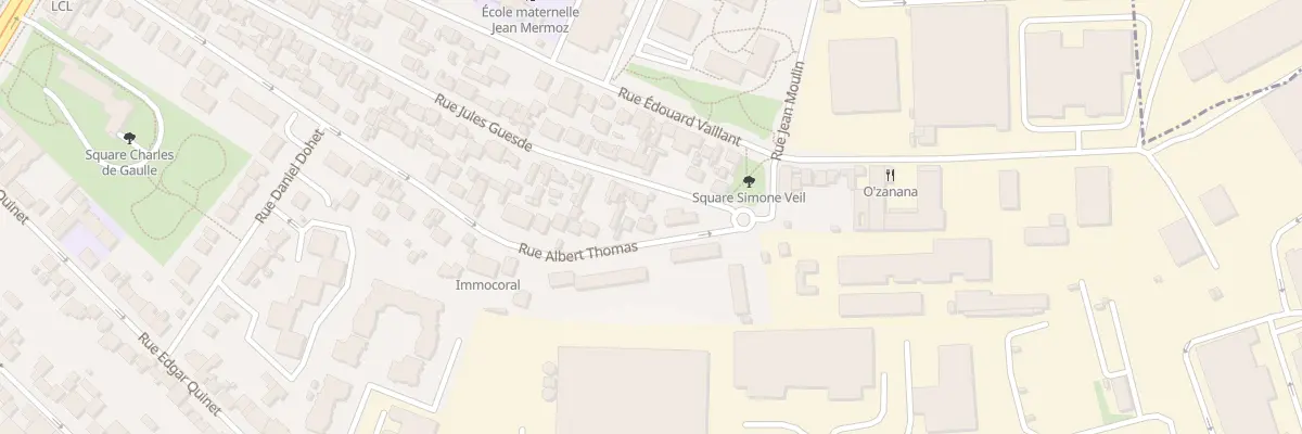 Plan du 69 Rue Albert Thomas au Bourget