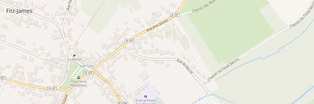 Plan du 3T Rue de Becrel à Fitz-James