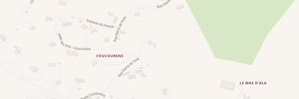 Plan du 37 Coucourens à Bout-du-Pont-de-Larn
