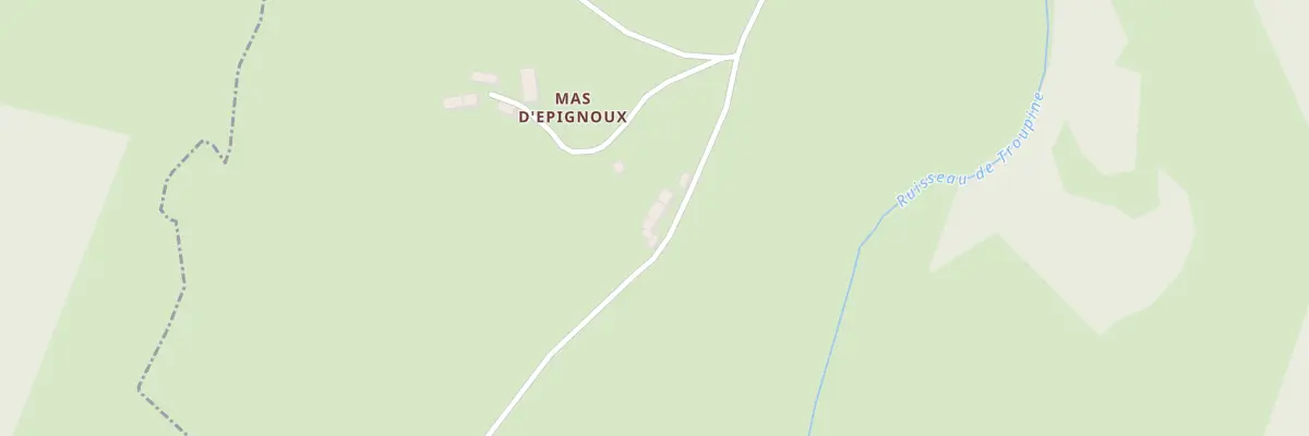 Plan du 1 Mas d’Epignoux à Lioux-les-Monges