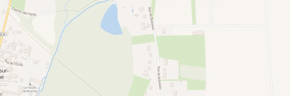 Plan du 245 Rue de Buisseau à Briarres-sur-Essonne