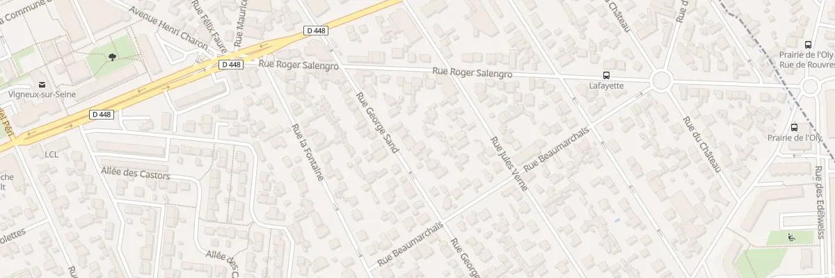 Plan du 15 Rue George Sand à Vigneux-sur-Seine