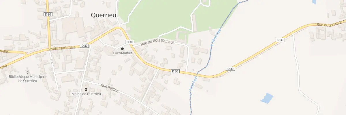 Plan du 2 Rue du Bois Galhaut à Querrieu