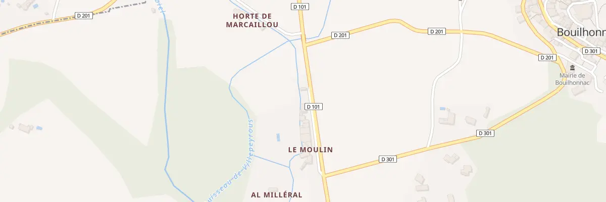 Plan du 4 Moulin à Bouilhonnac