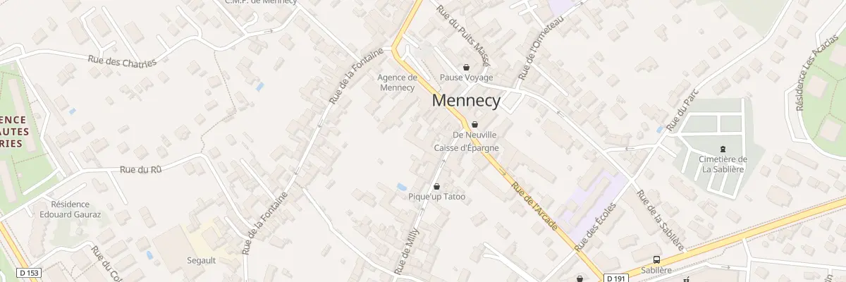 Plan du 4B Rue de Milly à Mennecy