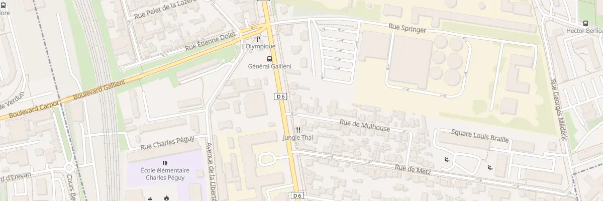 Plan du 109B Rue Jean Jaurès à Maisons-Alfort