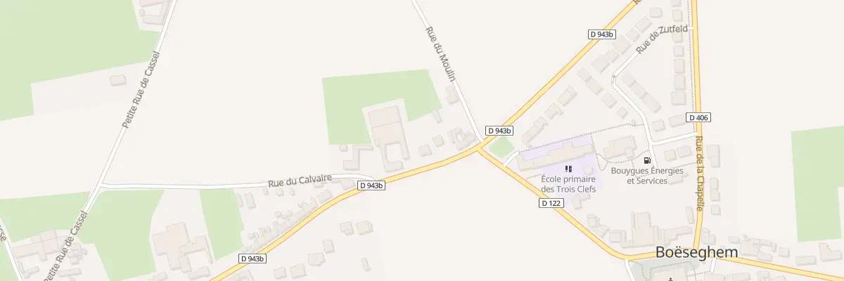 Plan du 24 Rue d’Aire à Boëseghem