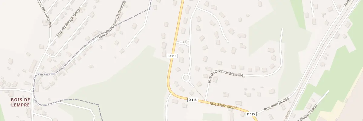 Plan du 4 Lot les Ecureuils à Ydes