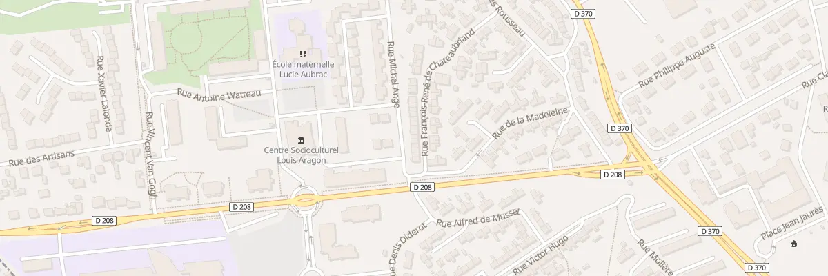 Plan du 42 Rue F de Chateaubriand à Gonesse