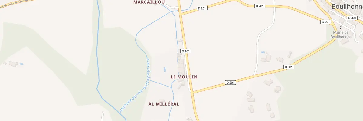 Plan du 5 Moulin à Bouilhonnac