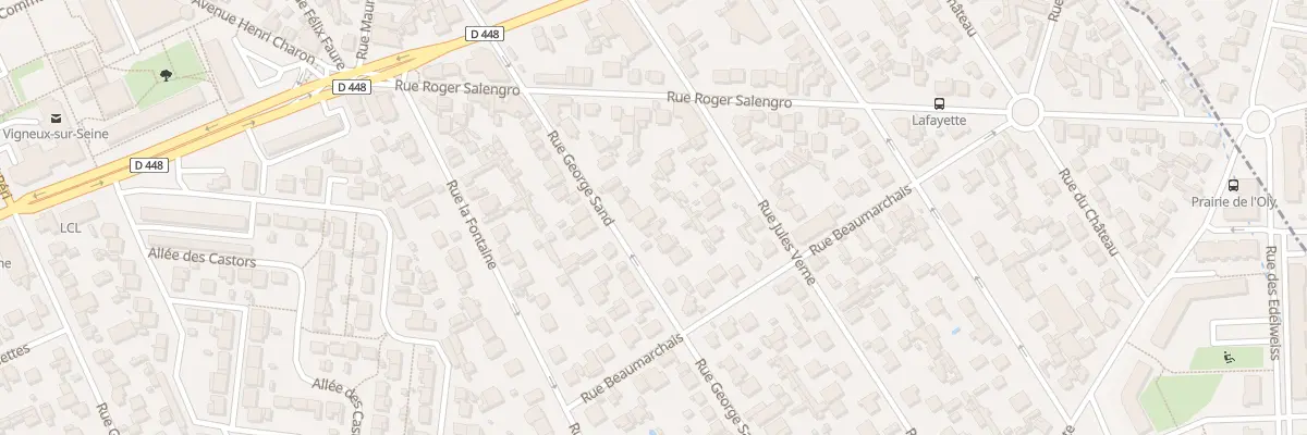 Plan du 17 Rue George Sand à Vigneux-sur-Seine